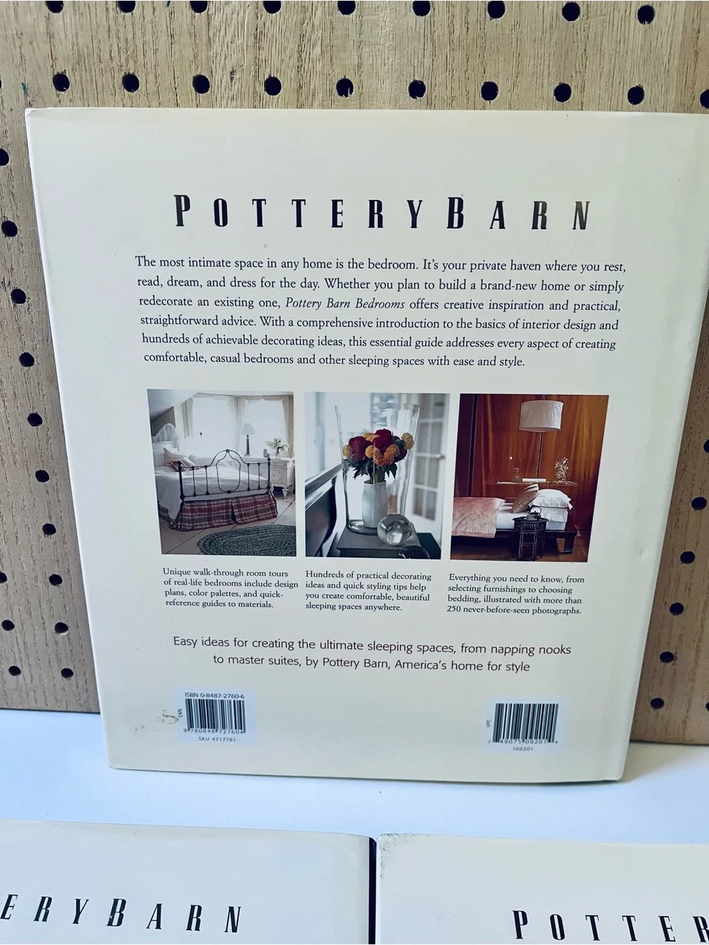 Pottery Barn Design Hardcover Library with Bathrooms, Bedrooms, & Living Rooms